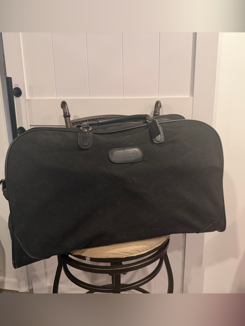Coach weekender travel bag